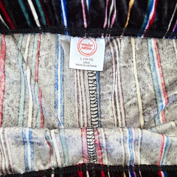 Wonder Nation Multicolor Striped Kids Bottoms - Picture 2 of 5